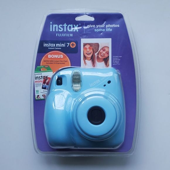 Instax Mini 7 Plus Light Blue Camera - Picture 2 of 4